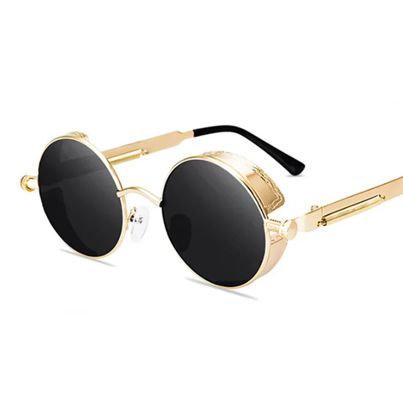 Round Sunglasses Man Gothic