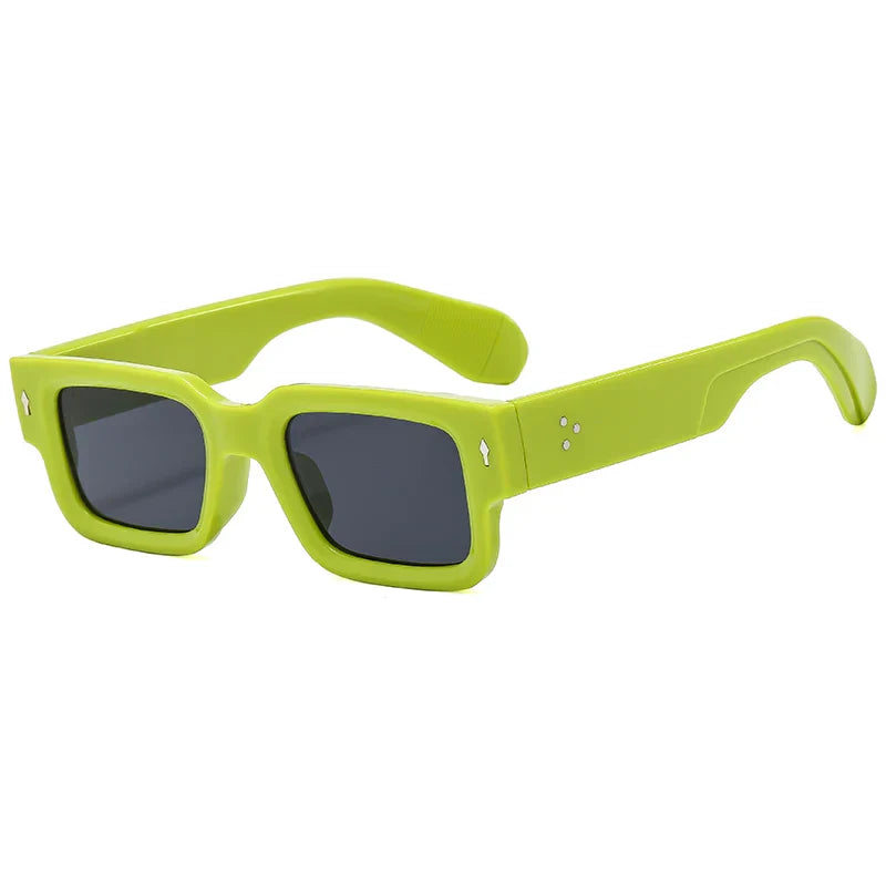 High Square Quality Rivet Sunglasses