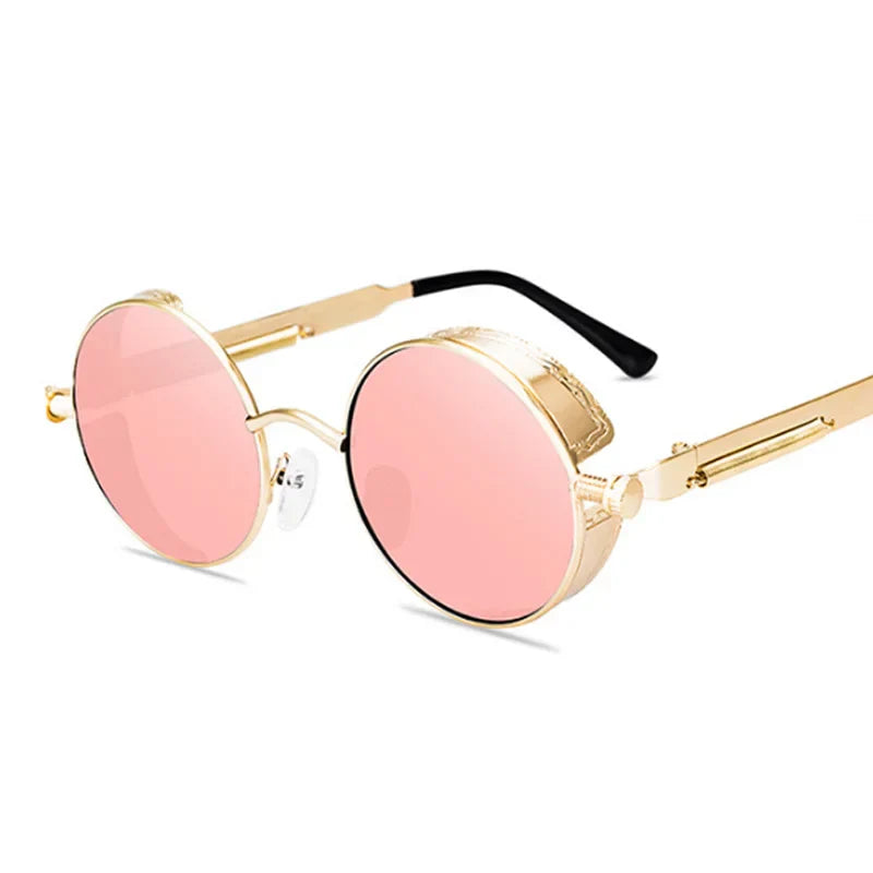 Round Sunglasses Man Gothic