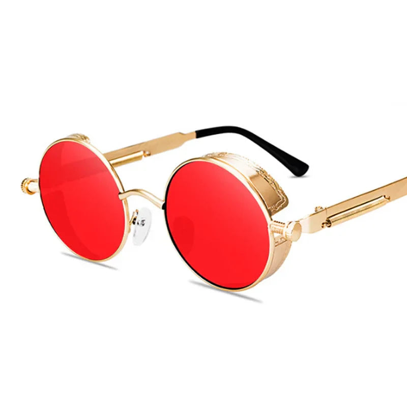 Round Sunglasses Man Gothic