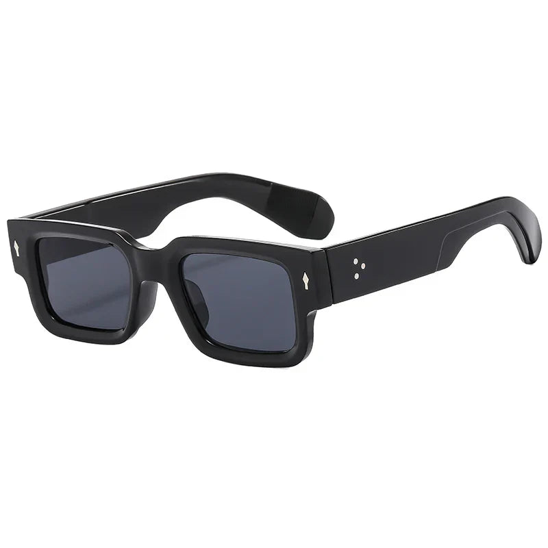 High Square Quality Rivet Sunglasses