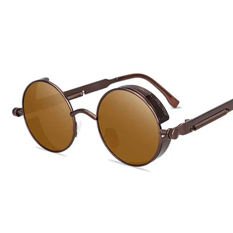 Round Sunglasses Man Gothic