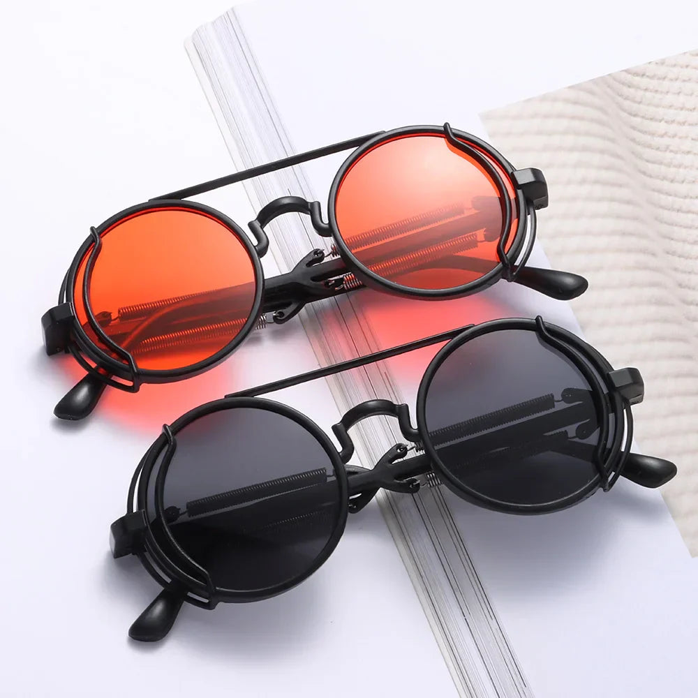 Fashion Round Frame Gothic